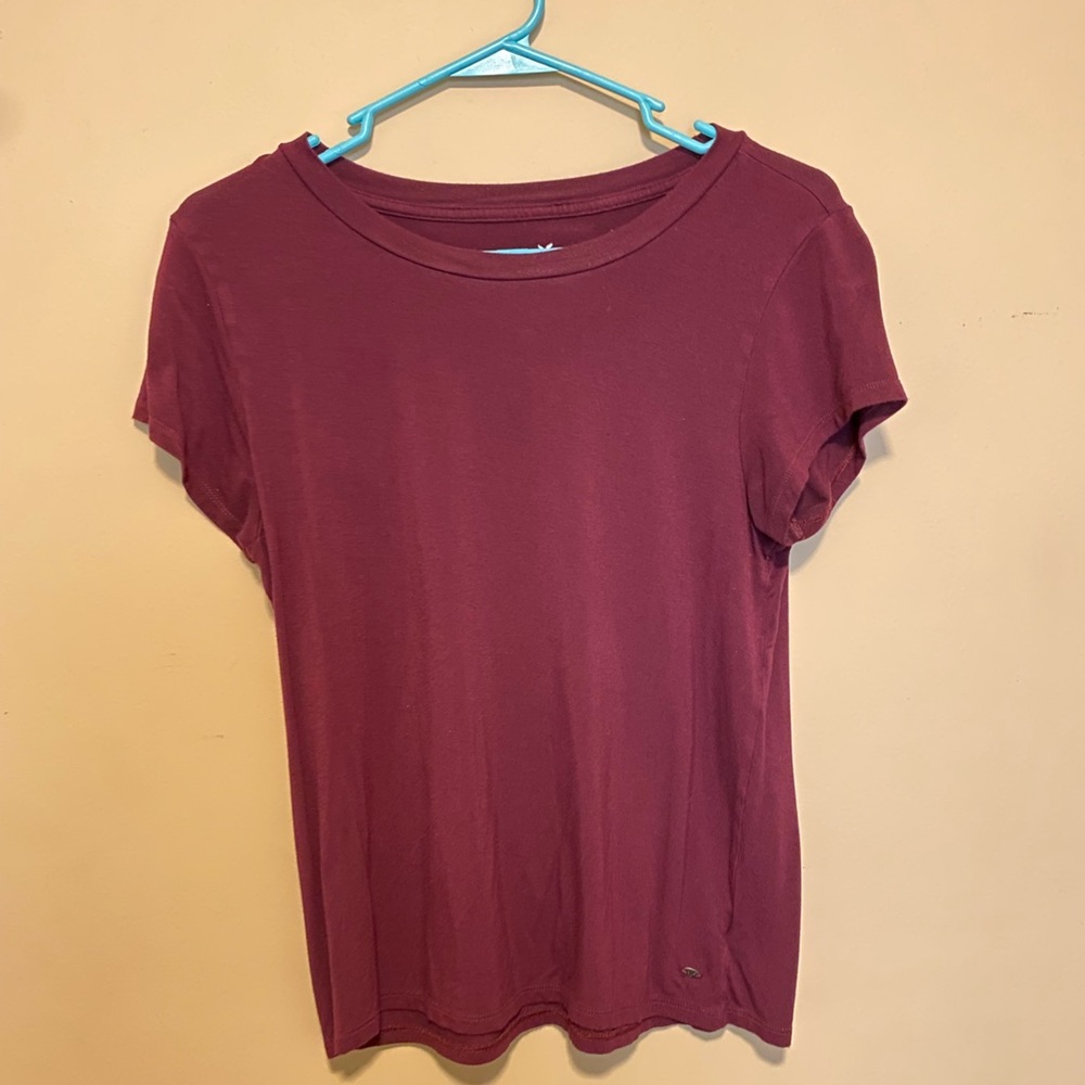 Maroon t-shirt